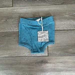 NWT Blue Kate Quinn Ribbed Retro Bloomer With Stars